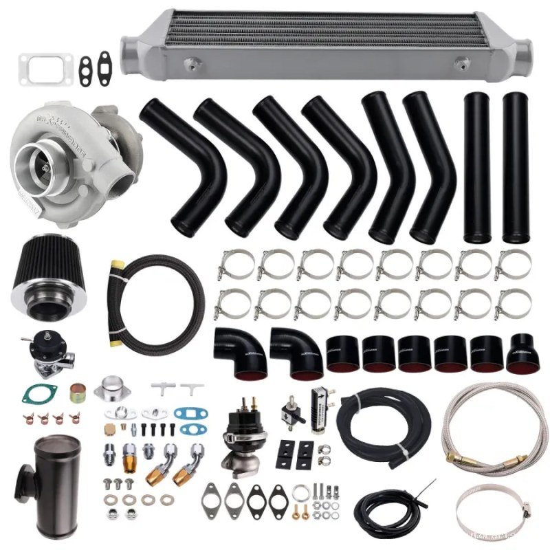 Turbo Kit + Intercooler + Piping+ Wastegate compatible for BMW E36 E46 328i 325I