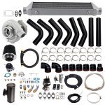 Turbo Kit + Intercooler + Piping+ Wastegate compatible for BMW E36 E46 328i 325I